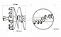 Бур шнековый (л) Delta SA5 (кат.I - II), D-500, H-sq.75